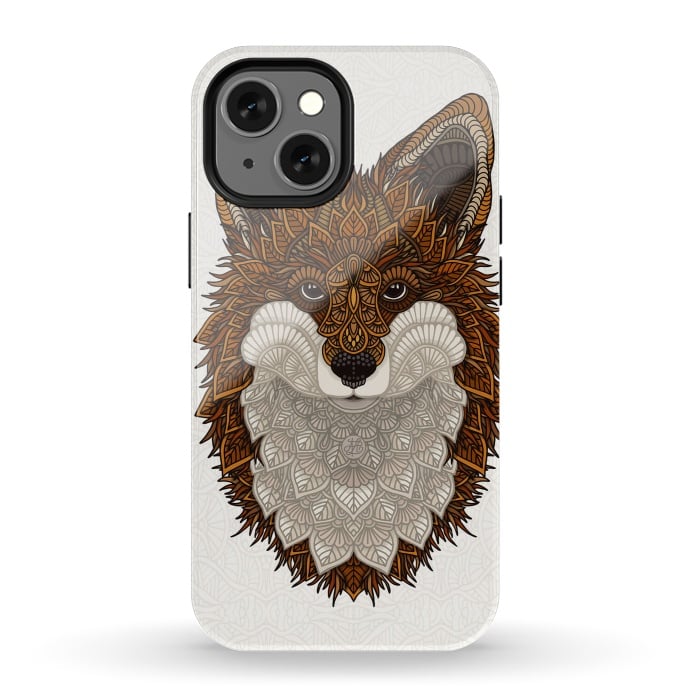 iPhone 13 mini StrongFit Red Fox by Angelika Parker