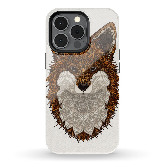 iPhone 13 pro StrongFit Red Fox by Angelika Parker