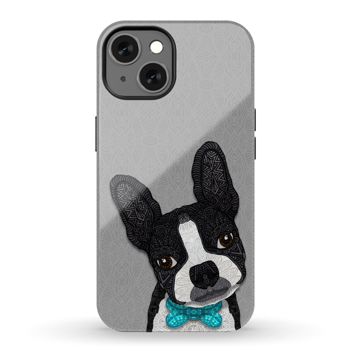 iPhone 13 StrongFit Bow Tie Boston by Angelika Parker