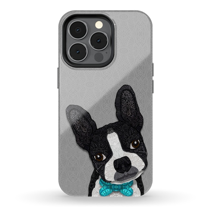iPhone 13 pro StrongFit Bow Tie Boston by Angelika Parker