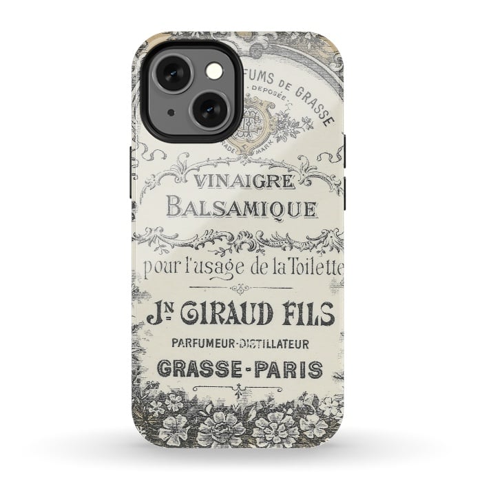 iPhone 13 mini StrongFit Vintage French Typography by Andrea Haase