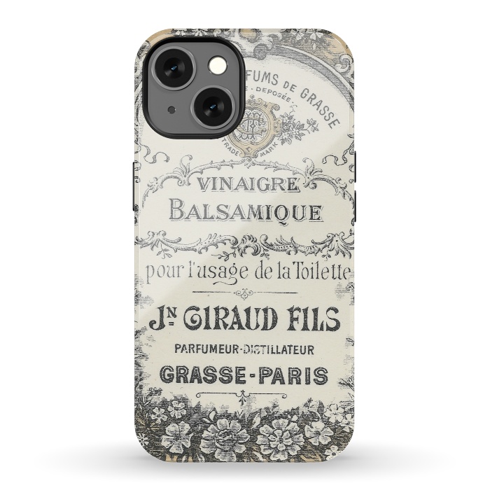 iPhone 13 StrongFit Vintage French Typography by Andrea Haase