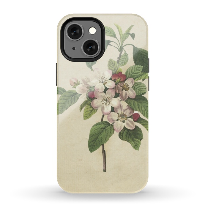 iPhone 13 mini StrongFit Vintage Apple Blossom Painting by Andrea Haase