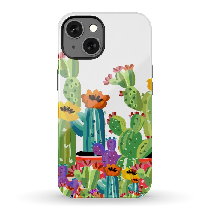 iPhone 13 StrongFit cactus land by MUKTA LATA BARUA