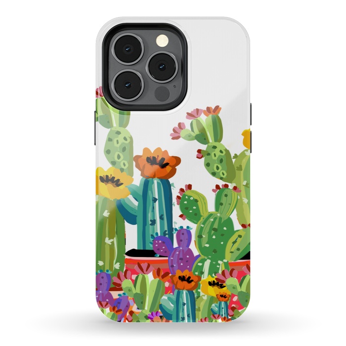 iPhone 13 pro StrongFit cactus land by MUKTA LATA BARUA