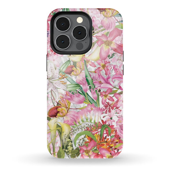 iPhone 13 pro StrongFit Flower Jungle by  Utart