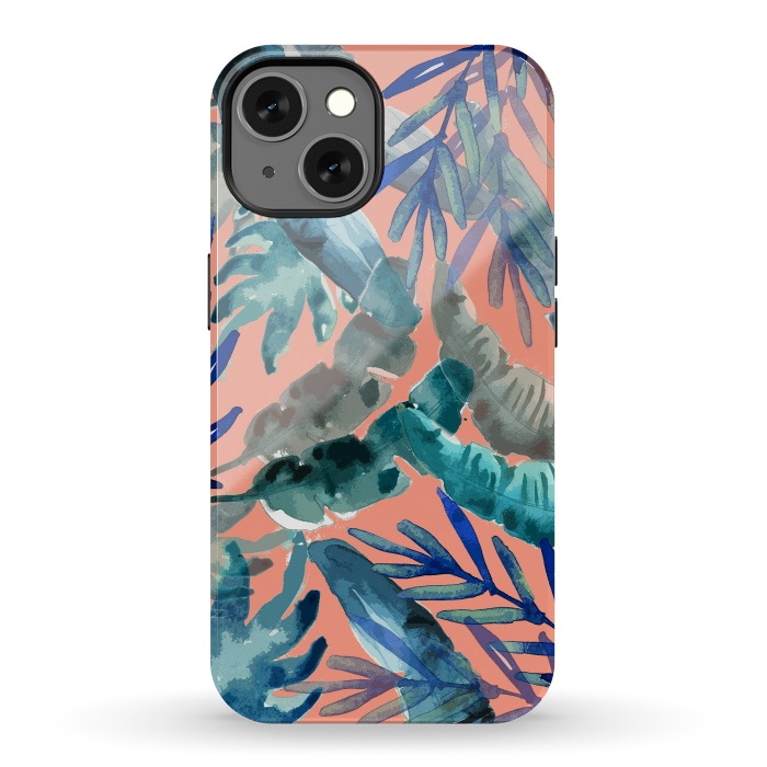 iPhone 13 StrongFit Tropical Mix Coral by MUKTA LATA BARUA