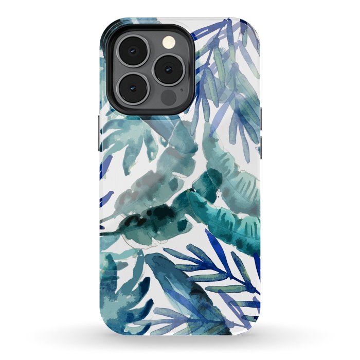 iPhone 13 pro StrongFit Tropical Mix White by MUKTA LATA BARUA