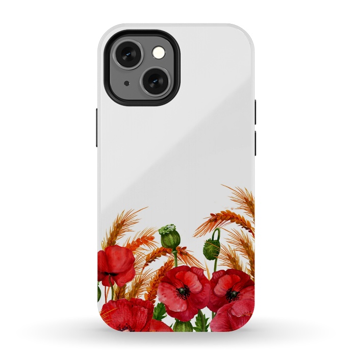 iPhone 13 mini StrongFit Summer Poppy Field by  Utart