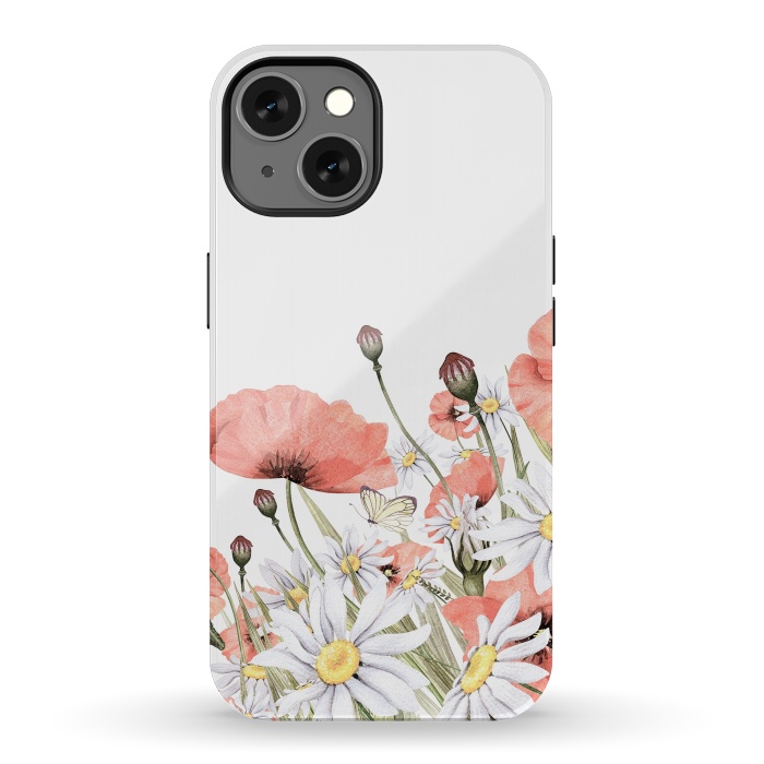 iPhone 13 StrongFit Summer Poppy and Camomile Field by  Utart