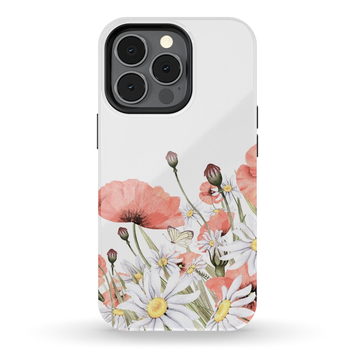 iPhone 13 pro StrongFit Summer Poppy and Camomile Field by  Utart