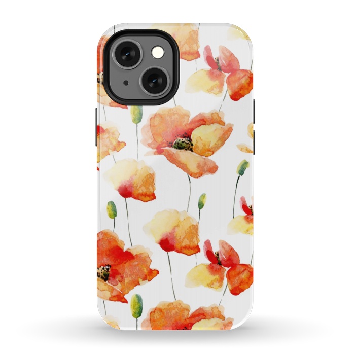 iPhone 13 mini StrongFit Poppies Forever by  Utart