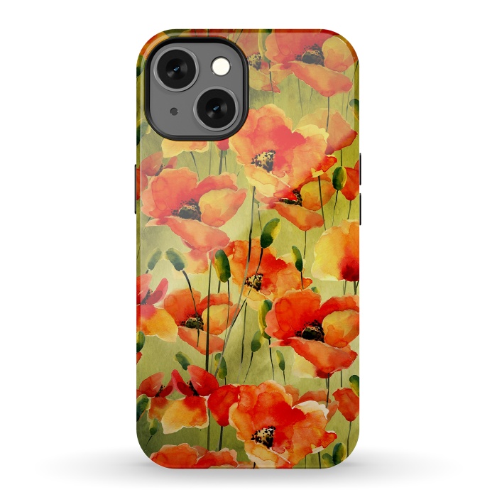 iPhone 13 StrongFit Poppy Fields forever by  Utart