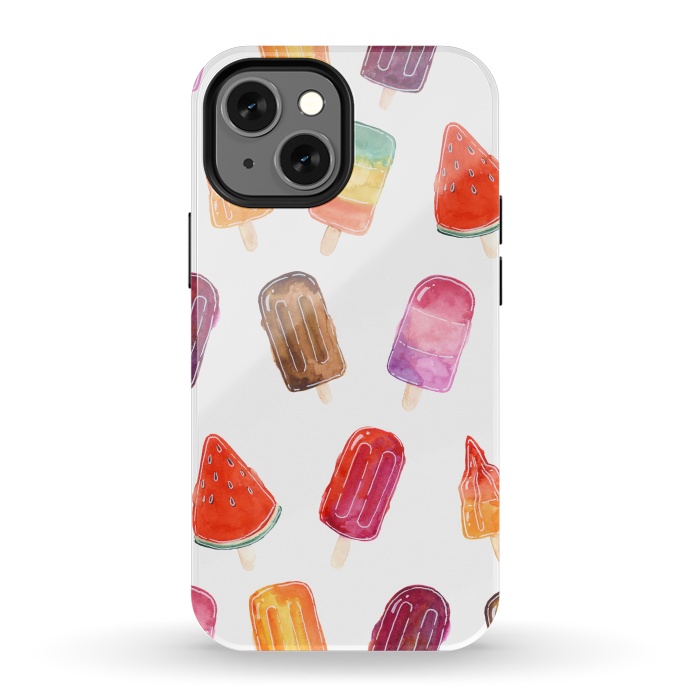 iPhone 13 mini StrongFit Summer Popsicle Print by Becky Starsmore