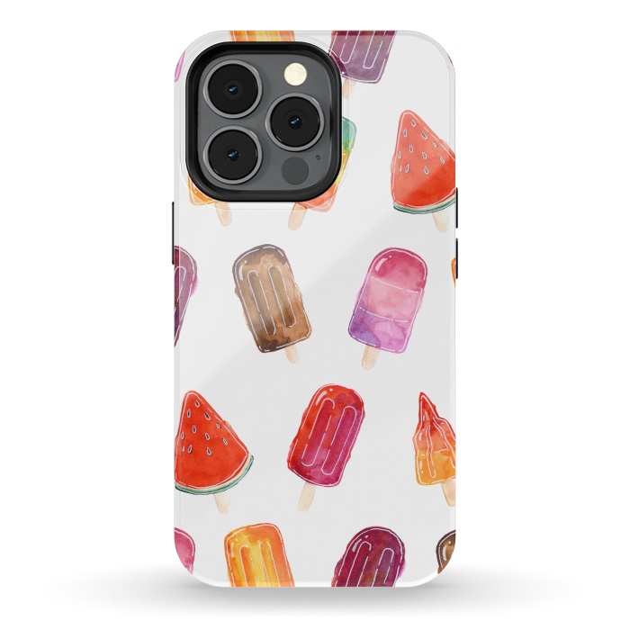 iPhone 13 pro StrongFit Summer Popsicle Print by Becky Starsmore
