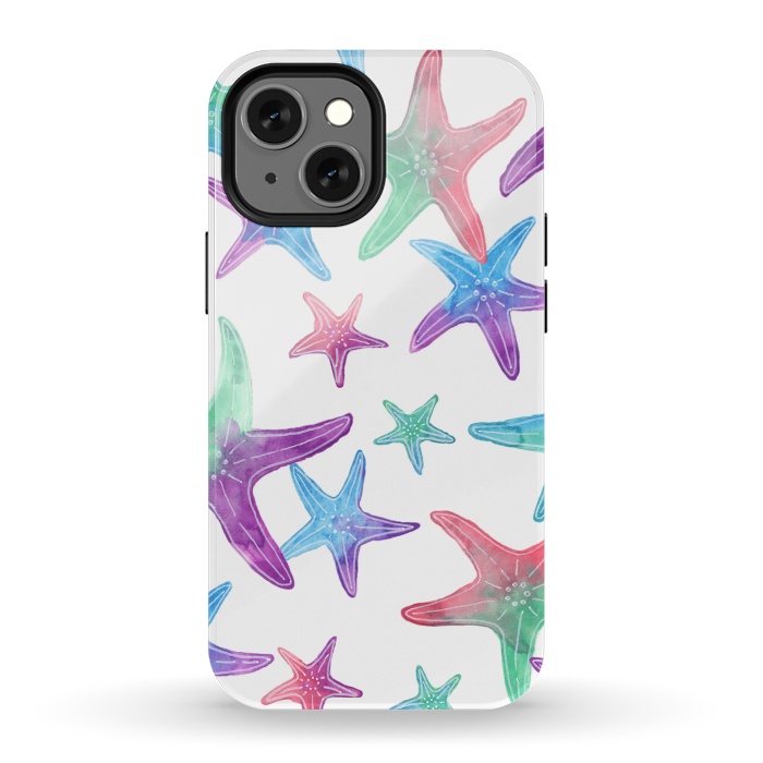 iPhone 13 mini StrongFit Starfish Print by Becky Starsmore