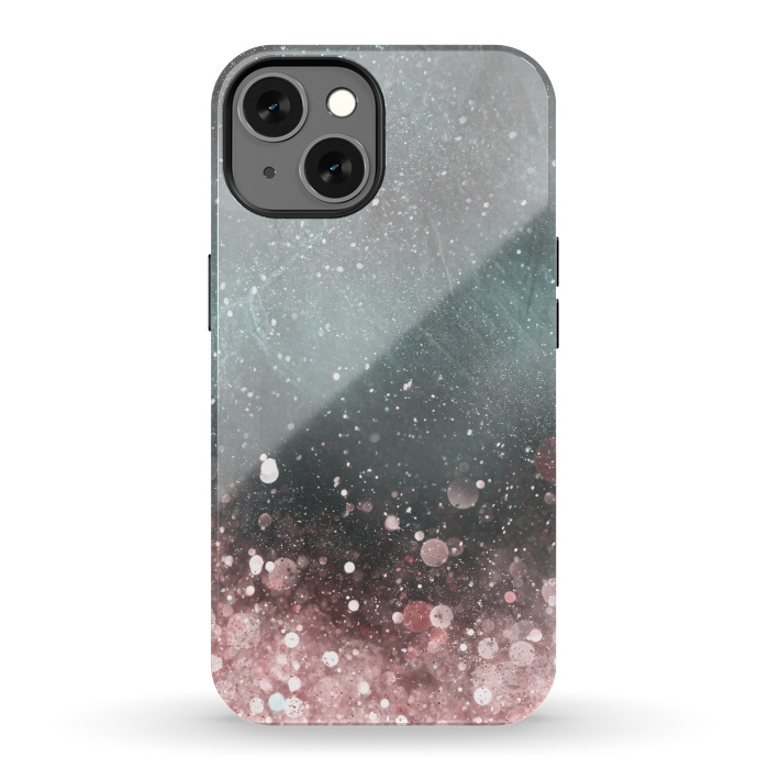iPhone 13 StrongFit Pink Sparkle 2 by Andrea Haase