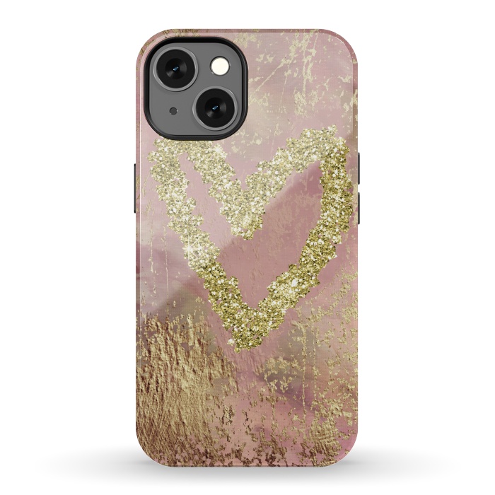 iPhone 13 StrongFit Sparkling Heart by Andrea Haase
