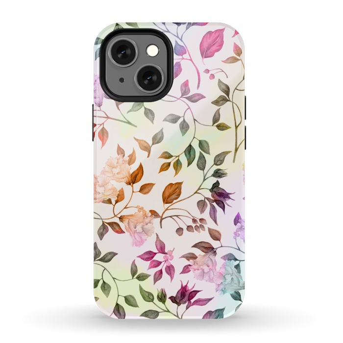 iPhone 13 mini StrongFit Jhumri Tropical by Creativeaxle