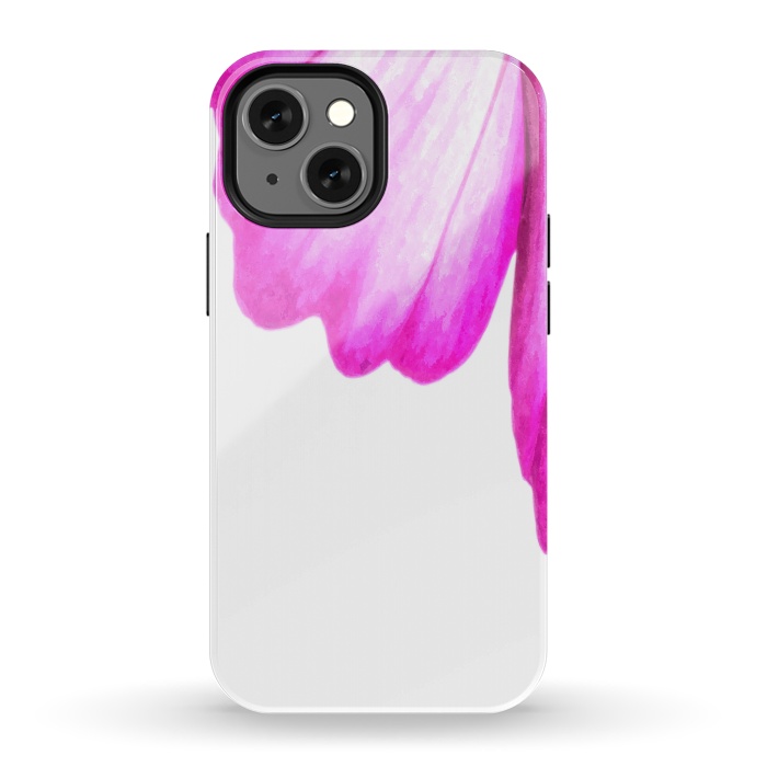 iPhone 13 mini StrongFit Pink Flower Abstract by Alemi