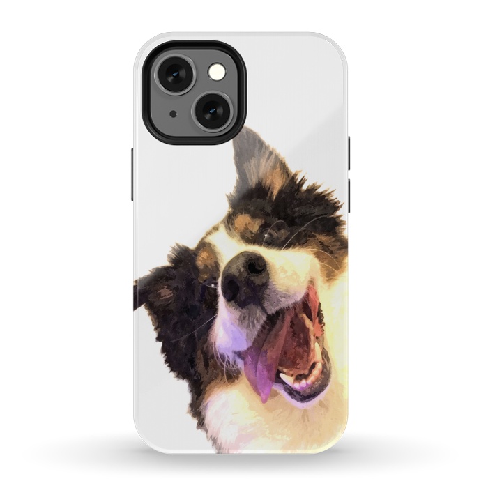 iPhone 13 mini StrongFit Happy Dog by Alemi