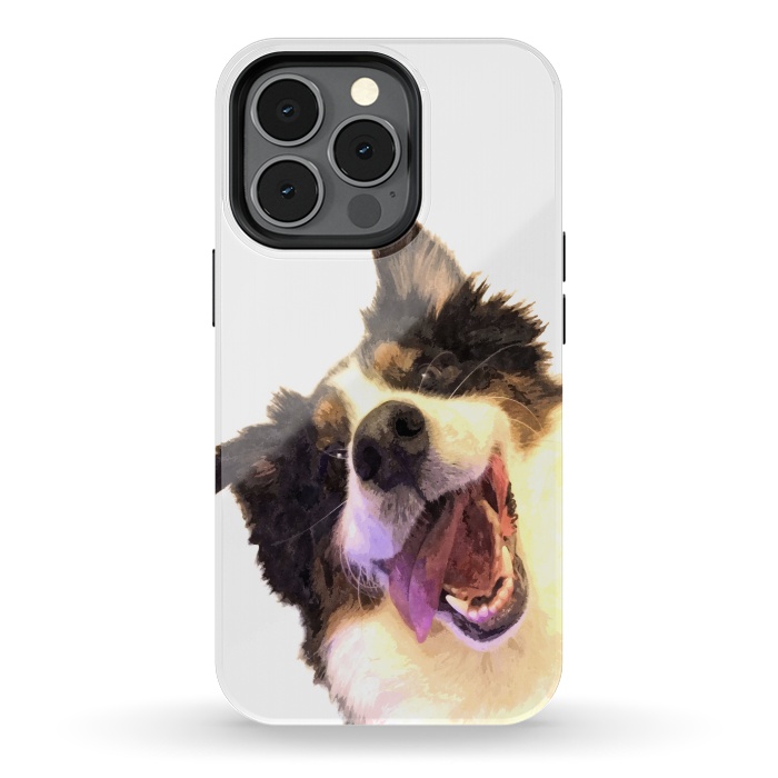 iPhone 13 pro StrongFit Happy Dog by Alemi