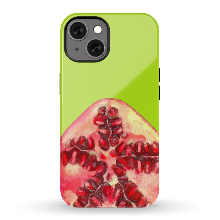 iPhone 13 StrongFit Pomegranate Tropical Fruit by Alemi