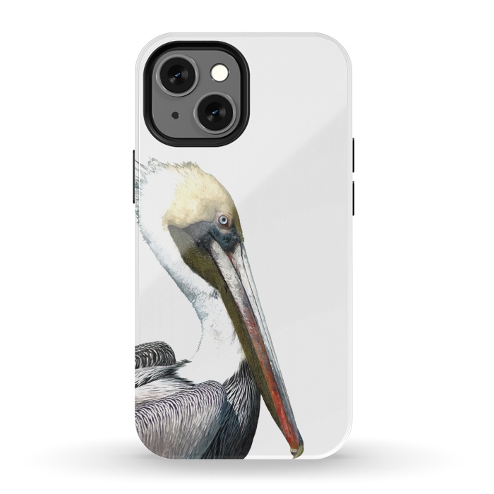 iPhone 13 mini StrongFit Pelican Portrait by Alemi