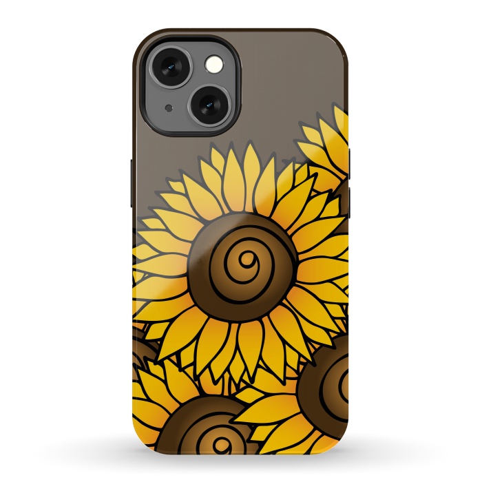 iPhone 13 StrongFit Sunflower by Majoih