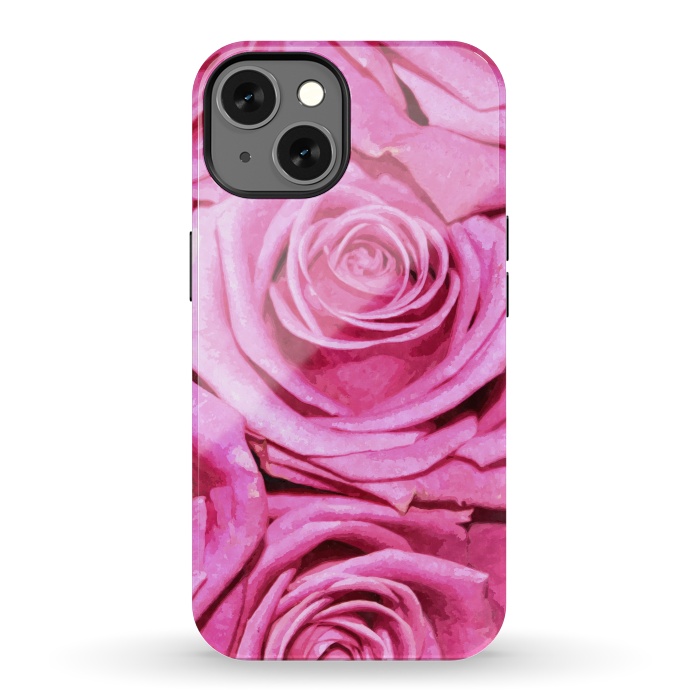 iPhone 13 StrongFit Pink Roses  by Alemi