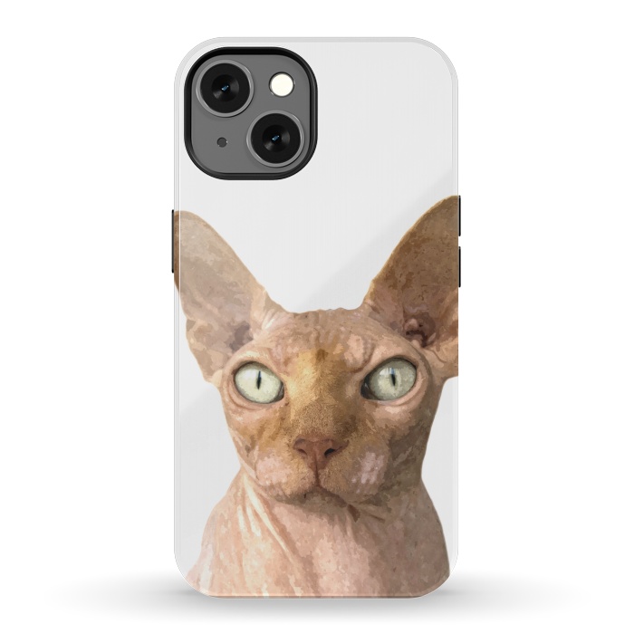 iPhone 13 StrongFit Sphynx Cat Portrait by Alemi