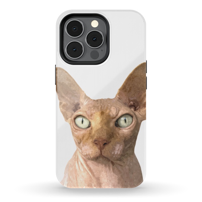 iPhone 13 pro StrongFit Sphynx Cat Portrait by Alemi