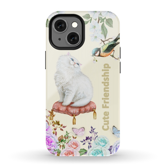 iPhone 13 mini StrongFit Cute Friendship by Creativeaxle