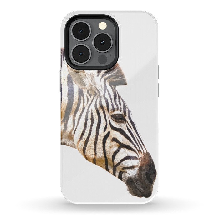 iPhone 13 pro StrongFit Zebra Profile by Alemi