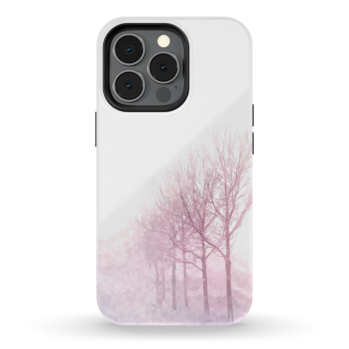iPhone 13 pro StrongFit Pink Trees by Alemi