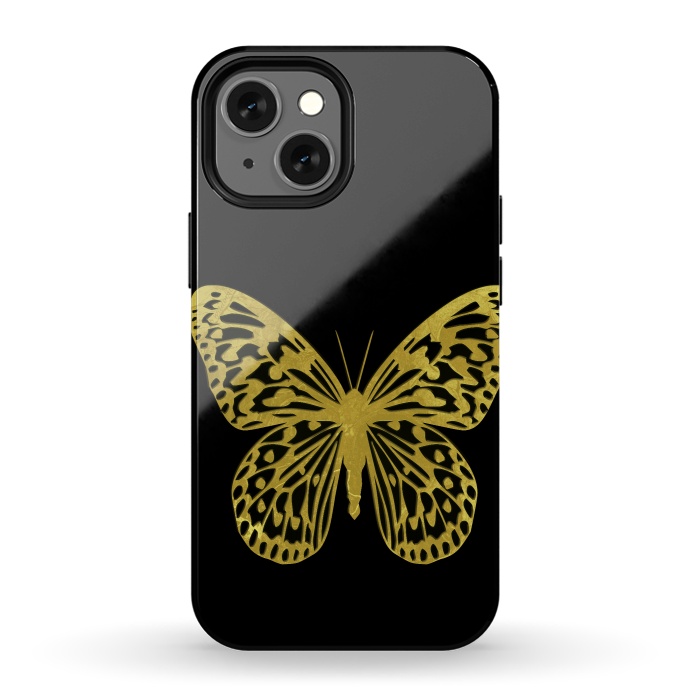 iPhone 13 mini StrongFit Butterfly Gold by Alemi