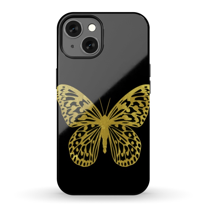 iPhone 13 StrongFit Butterfly Gold by Alemi