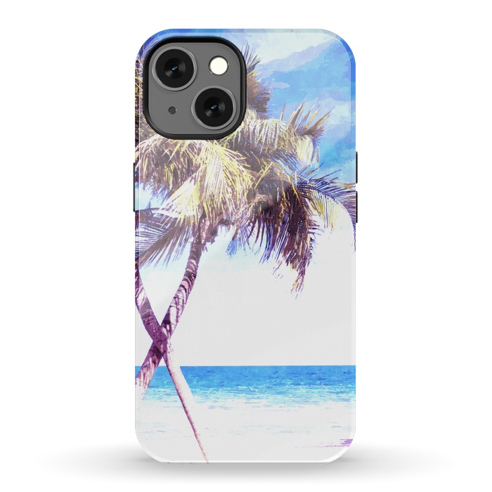 iPhone 13 StrongFit Palm Trees Beach by Alemi