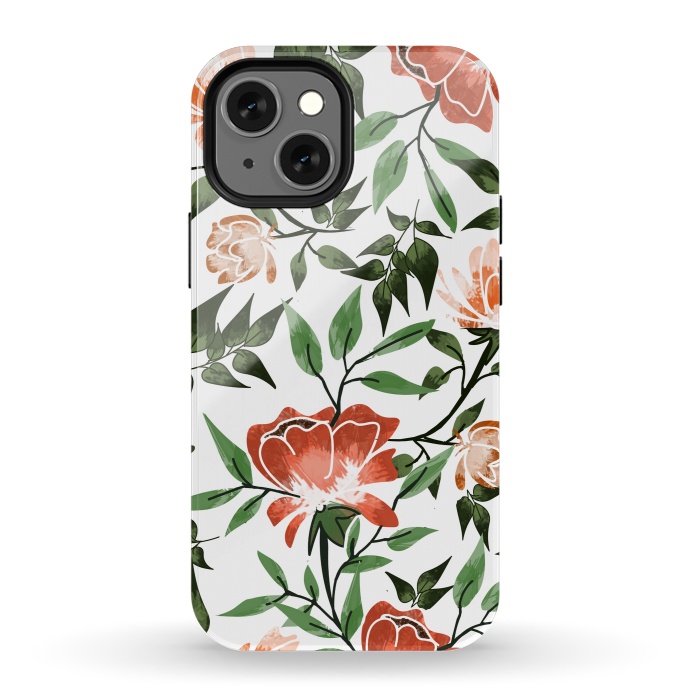 iPhone 13 mini StrongFit Floral Feels by Uma Prabhakar Gokhale