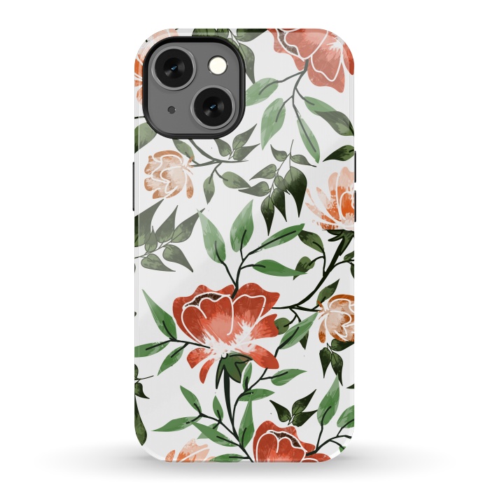 iPhone 13 StrongFit Floral Feels by Uma Prabhakar Gokhale