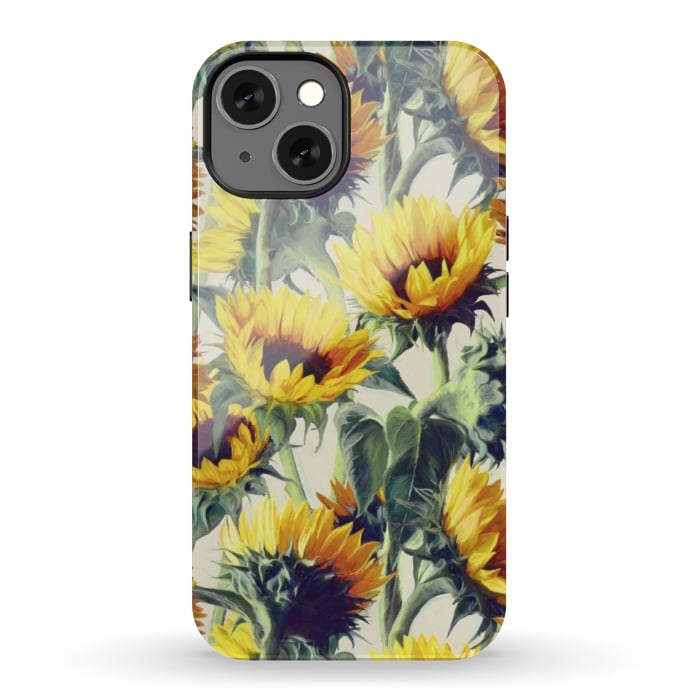 iPhone 13 StrongFit Sunflowers Forever by Micklyn Le Feuvre