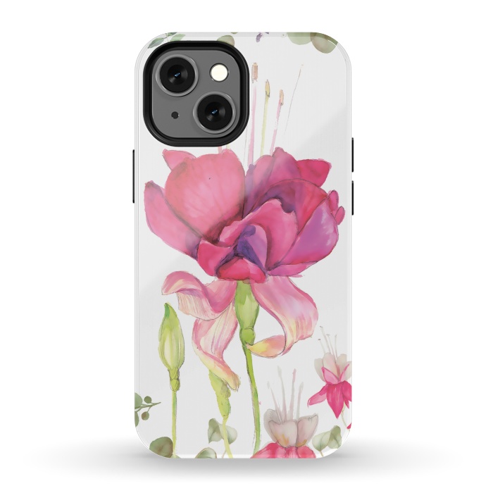 iPhone 13 mini StrongFit Reddish Rose by Creativeaxle