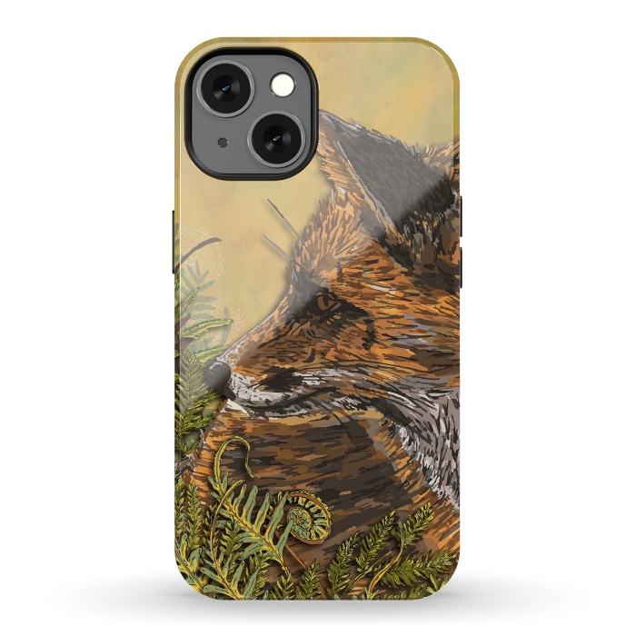 iPhone 13 StrongFit Ferny Fox by Lotti Brown