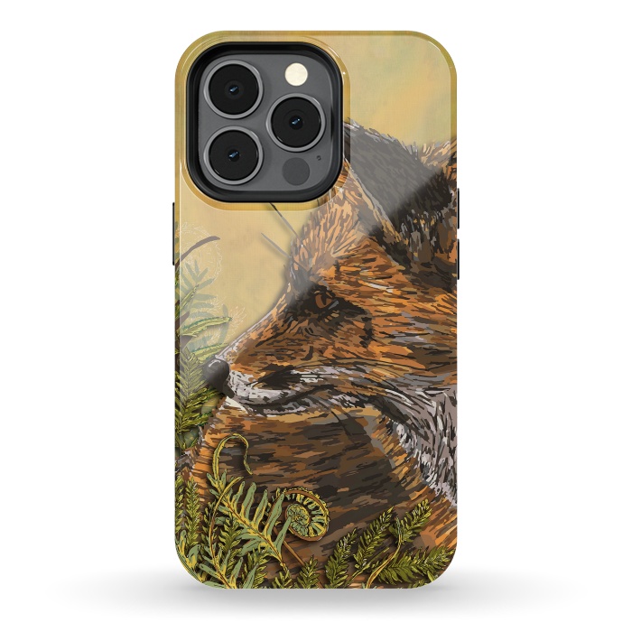 iPhone 13 pro StrongFit Ferny Fox by Lotti Brown
