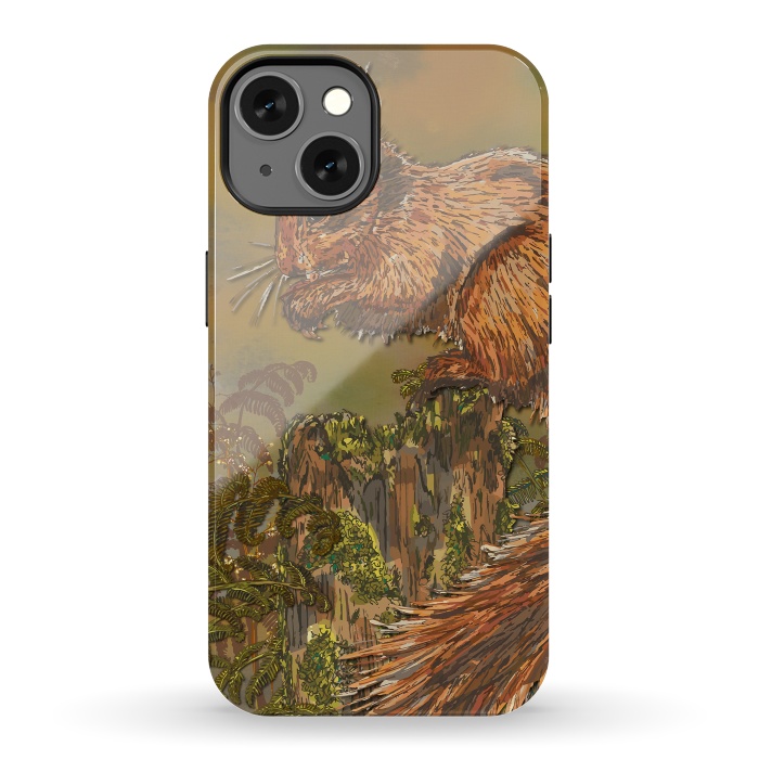 iPhone 13 StrongFit September Squirrel by Lotti Brown
