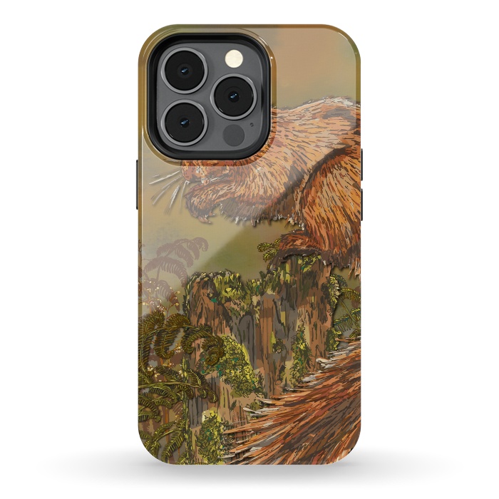 iPhone 13 pro StrongFit September Squirrel by Lotti Brown