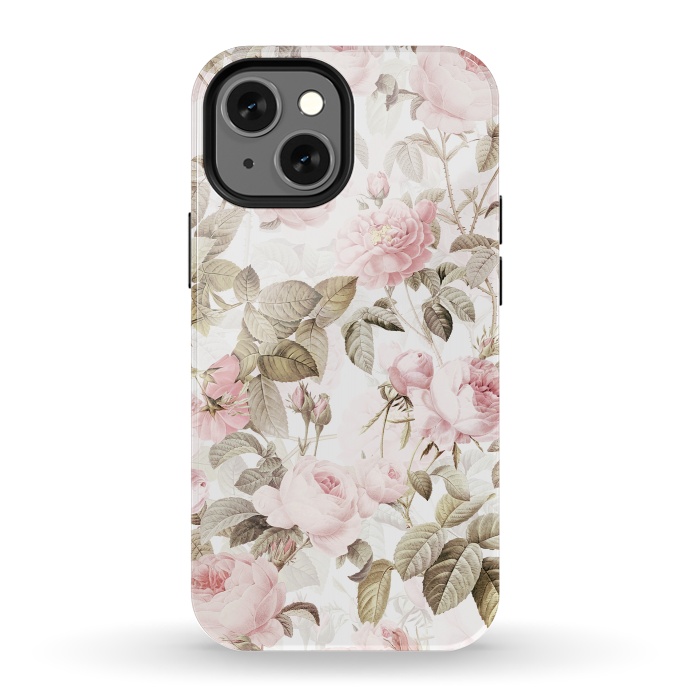 iPhone 13 mini StrongFit Pastel Vintage Roses by  Utart