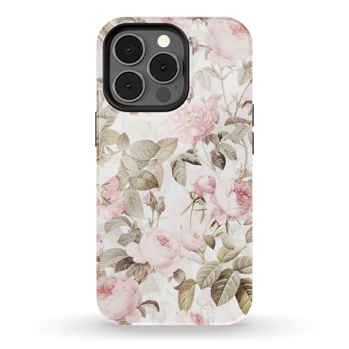 iPhone 13 pro StrongFit Pastel Vintage Roses by  Utart