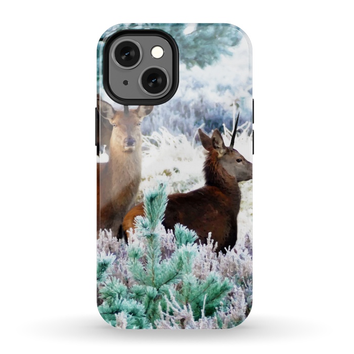 iPhone 13 mini StrongFit Unicorn Deer by Uma Prabhakar Gokhale