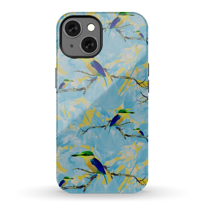 iPhone 13 StrongFit Cool kingfishers by Kashmira Baheti